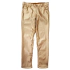 Middle-aged and young men's elastic, slimming, fashionable, moisture-proof white leather pants for dance performances, bars, and hair salons Item Picture